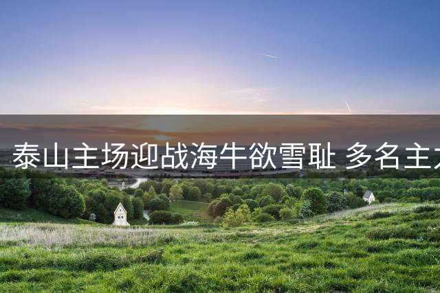 泰山主场迎战海牛欲雪耻 多名主力复出或扭转颓势
